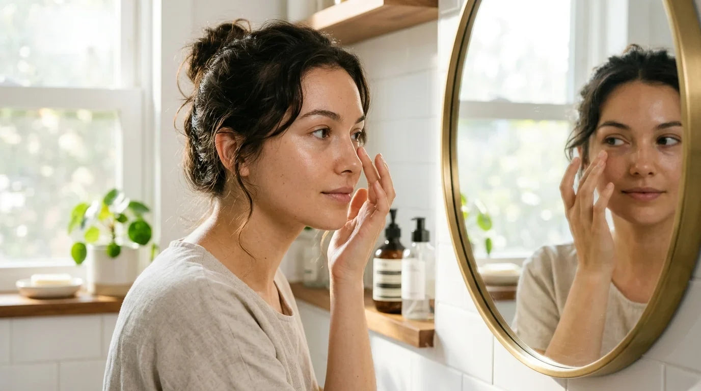 What causes dark circles: thin skin and visible blood vessels