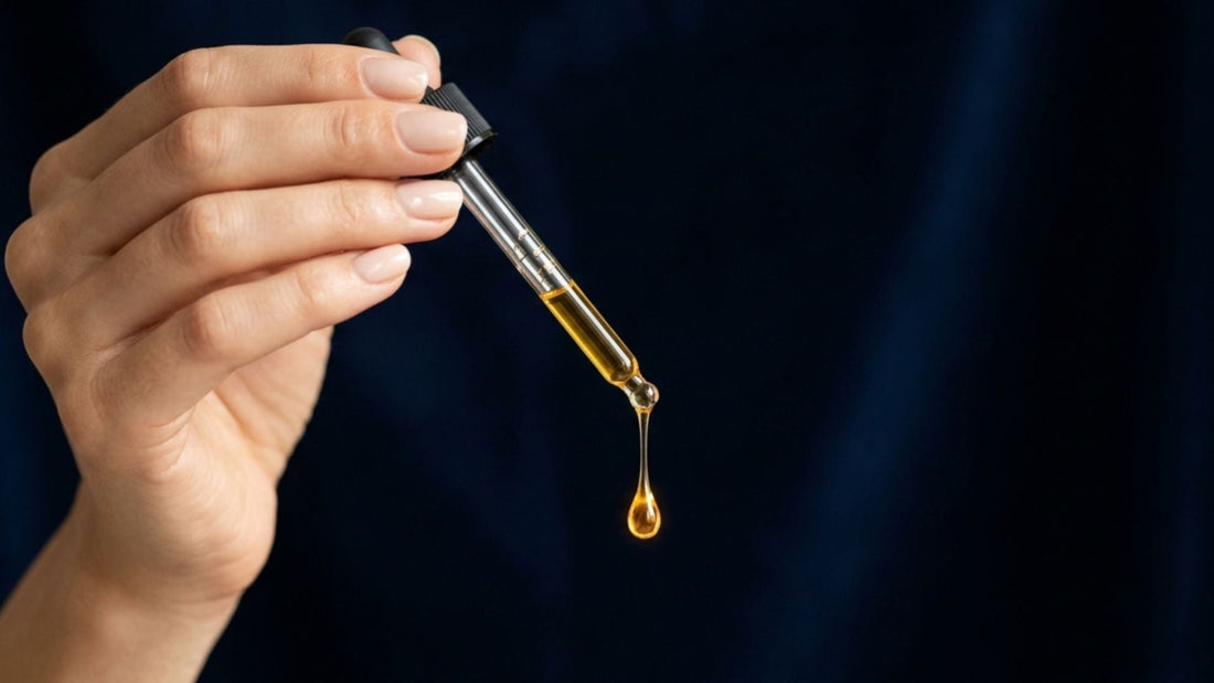 Retinol serum dropper bottle for a beginner's skincare routine