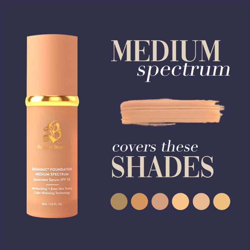 Foundation 4 in 1 - Medium Spectrum providing flawless medium coverage with natural finish
