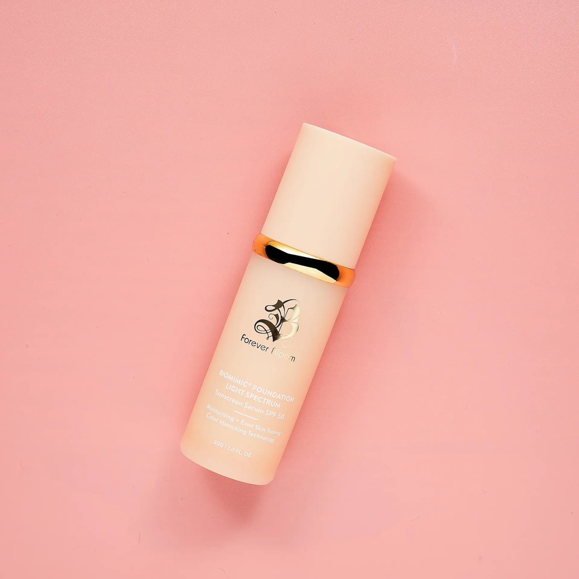 Lightweight serum foundation for fair to light skin tones with SPF 50