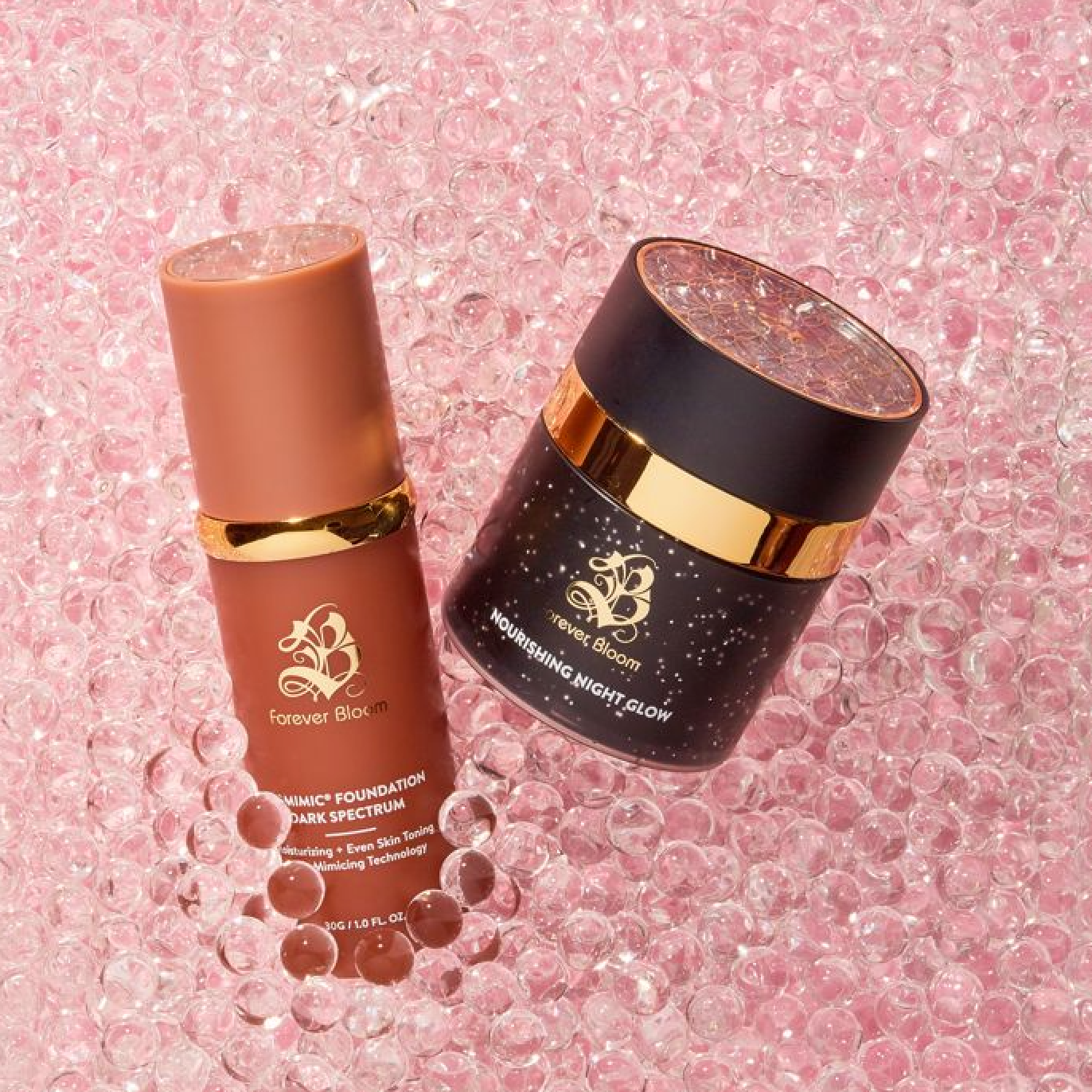 The Spring Bundle - Nourishing Night Glow + Biomimic Foundation.